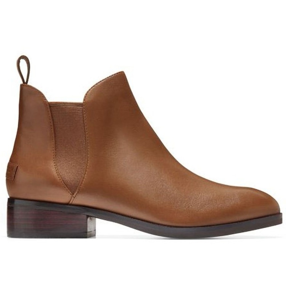 NWOB Cole Haan Women's Laina Bootie British Tan Princess Leather Brown Boots